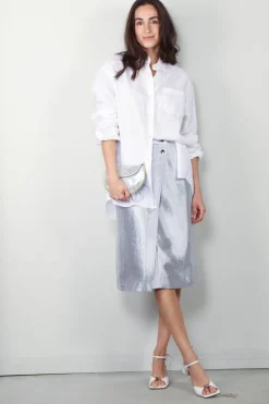 Maria McManus Skirt - Wrap - Silver