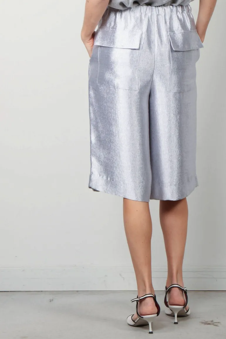 Maria McManus Short - Flap Pocket Basketball - Silver