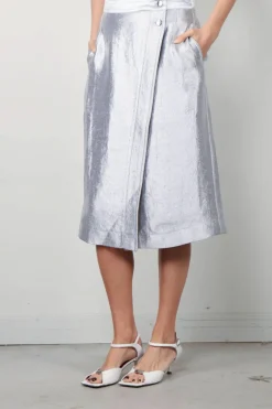 Maria McManus Skirt - Wrap - Silver