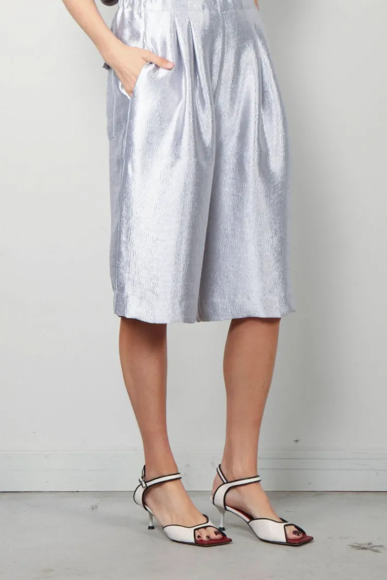 Maria McManus Short - Flap Pocket Basketball - Silver