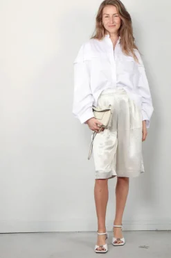 Maria McManus Short - Flap Pocket Basketball - Champagne