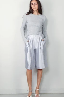 Maria McManus Short - Flap Pocket Basketball - Silver
