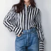 Max Mara Blouse -Sumero - Black Stripe