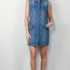 Max Mara Jurk - Carabo - Navy Vintage