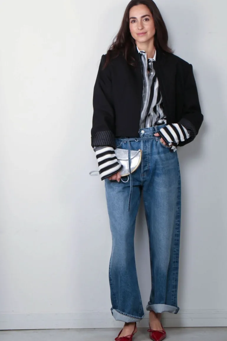 Max Mara Blouse -Sumero - Black Stripe