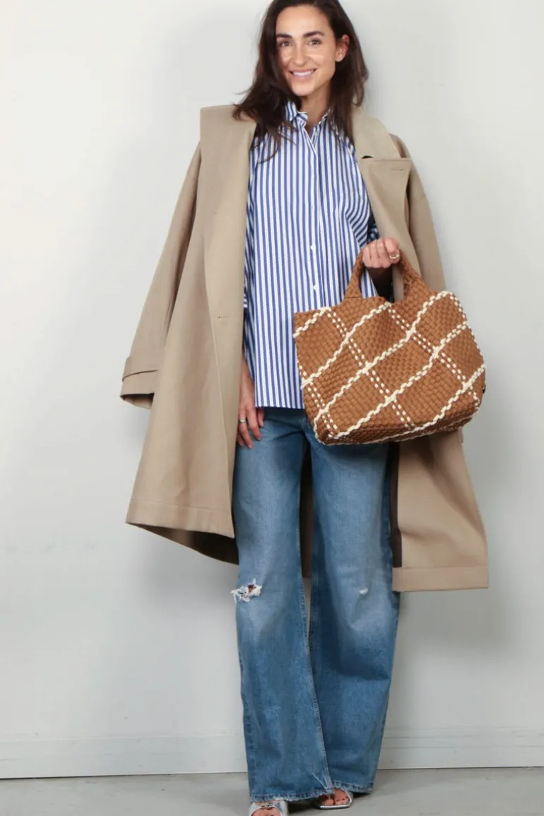 Max Mara Blouse - Hudson - Navy Pinstripes