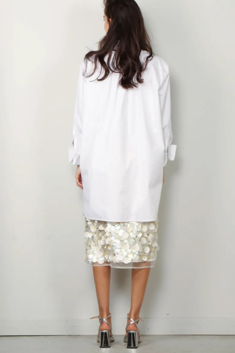 Max Mara Jurk - Folgore - Optical white