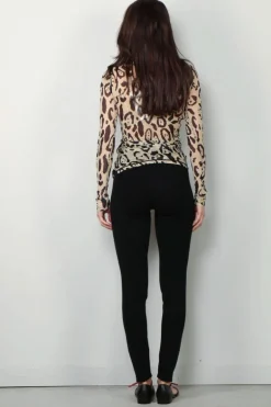 Max Mara Top - Bis - Camel Leopardo