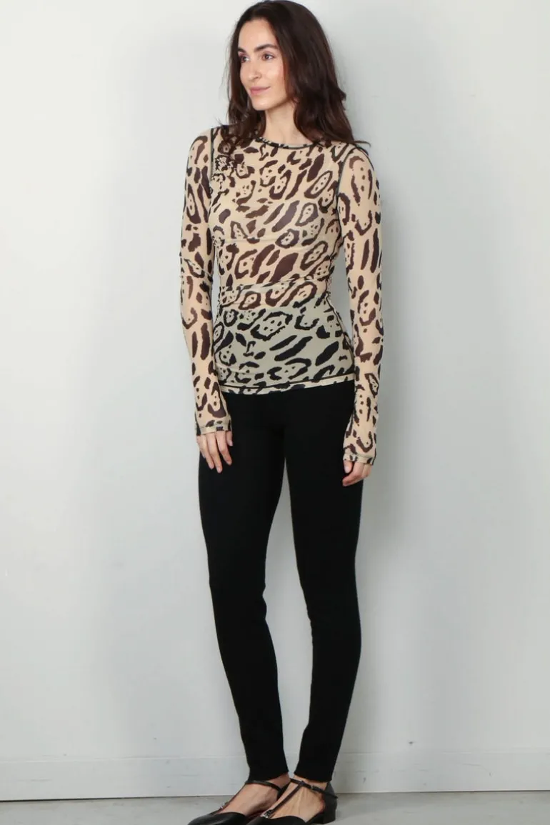 Max Mara Top - Bis - Camel Leopardo