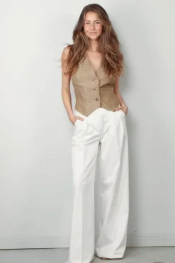 Max Mara Broek - Chenzia - White