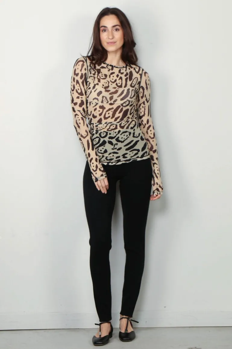 Max Mara Top - Bis - Camel Leopardo