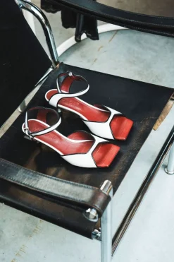 Morobé Sandalen - Griselda 01 - Ecru & Black