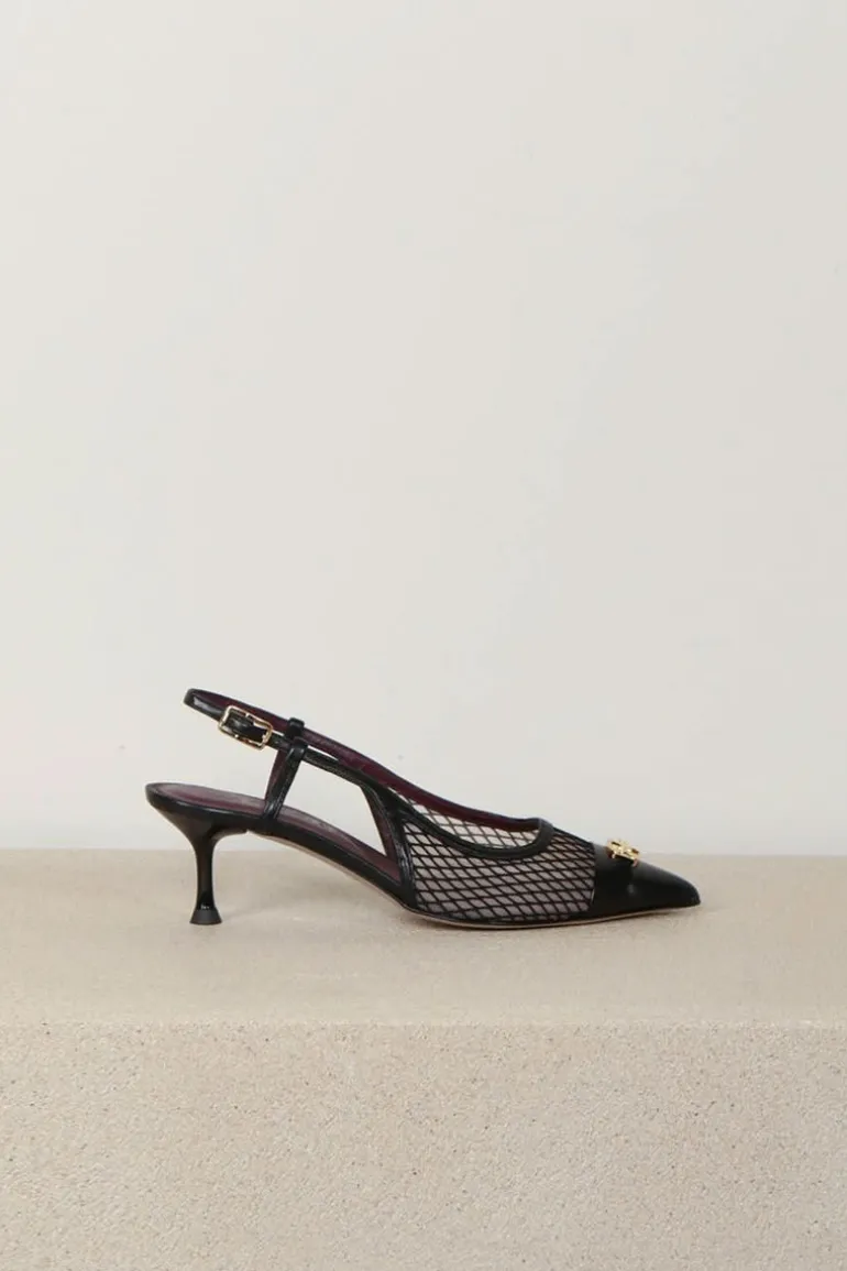 Morobé Sandalen - Delilah 02 - Black Mesh