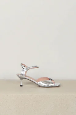 Morobé Sandalen - Grace Logo 92 - Silver Python