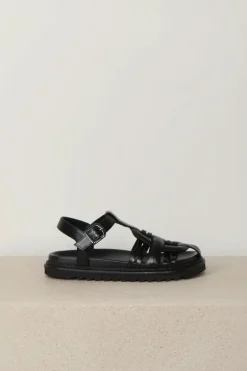 Morobé sandalen - ERIN 01 - BLACK LEATHER