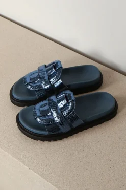 Morobé Sandalen - Emilia 52 - Blue Jeans Python