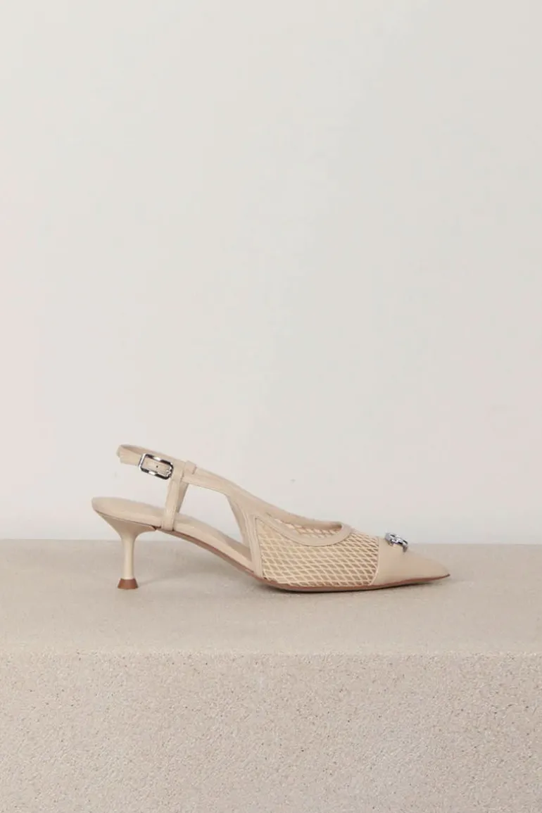 Morobé Sandalen - Delilah 01 - Nude Mesh