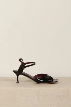 Morobé Sandalen - Grace logo 85 - Black vernis
