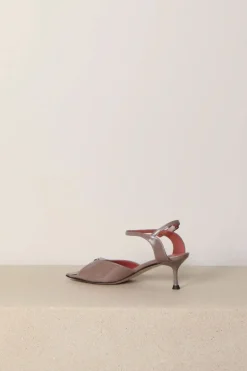 Morobé Sandalen - Grace logo 86 - Greige vernis