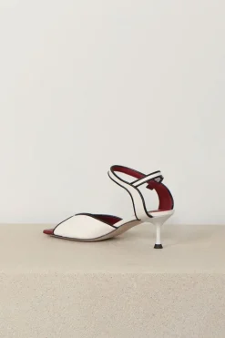 Morobé Sandalen - Griselda 01 - Ecru & Black