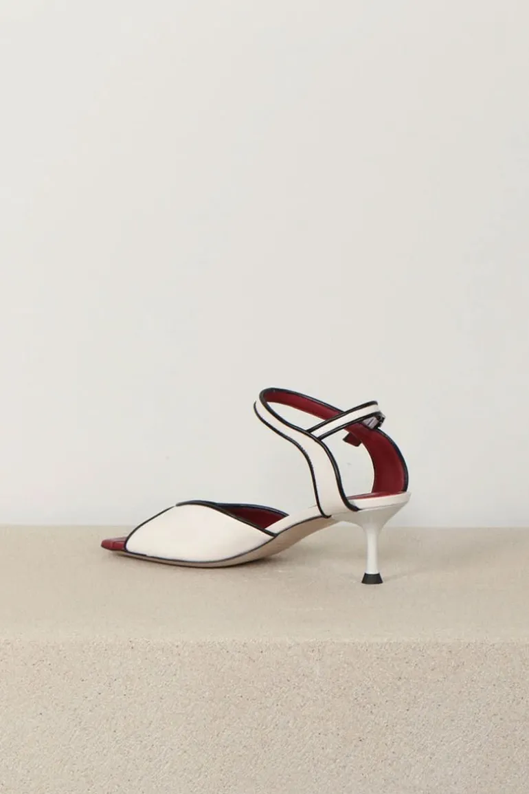 Morobé Sandalen - Griselda 01 - Ecru & Black