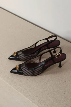Morobé Sandalen - Delilah 02 - Black Mesh
