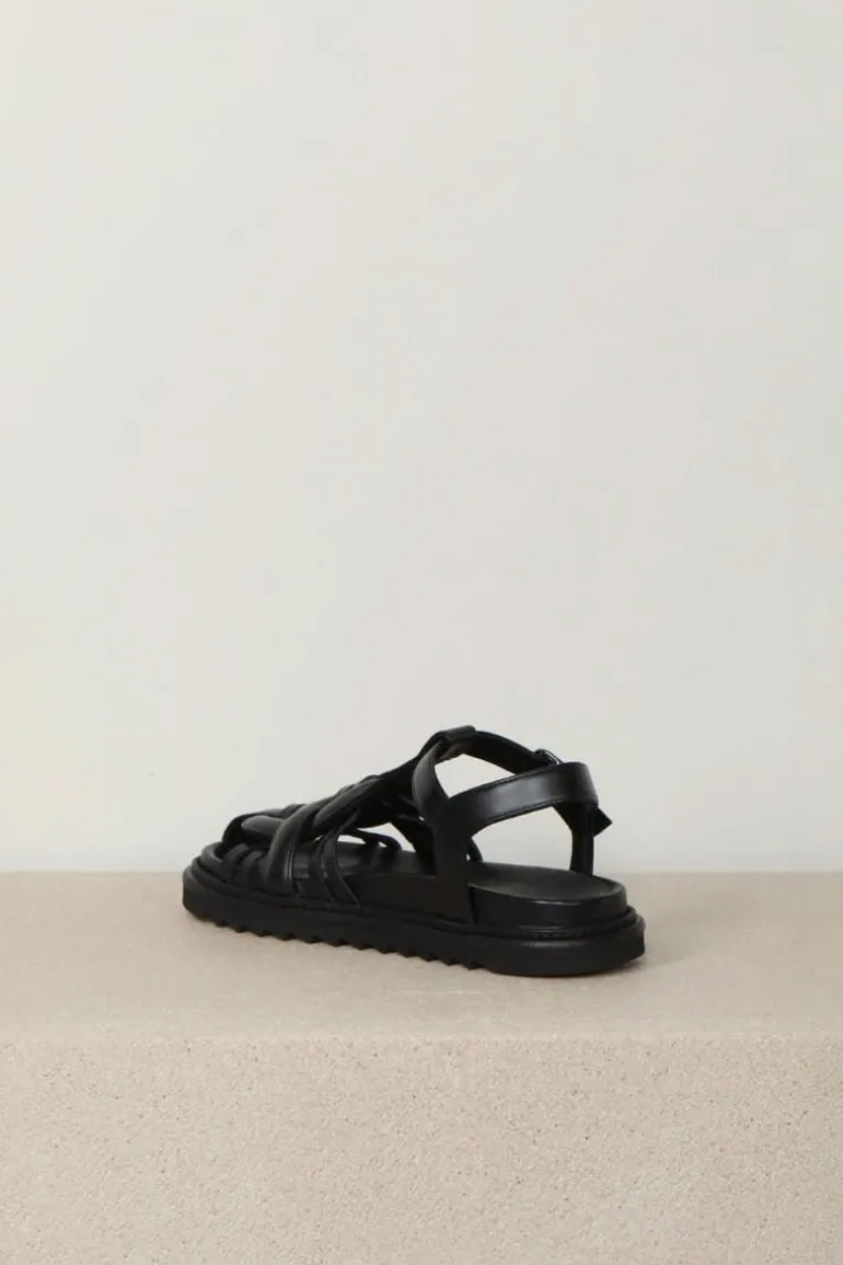 Morobé sandalen - ERIN 01 - BLACK LEATHER