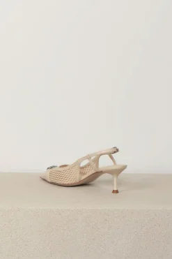 Morobé Sandalen - Delilah 01 - Nude Mesh