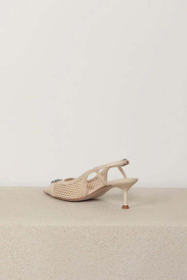 Morobé Sandalen - Delilah 01 - Nude Mesh