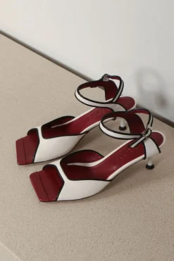 Morobé Sandalen - Griselda 01 - Ecru & Black