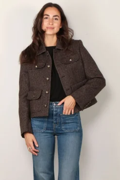 Nili Lotan Jasje - Paola - Bark herringbone
