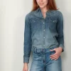 Nili Lotan Blouse - Travis - Classic Wash