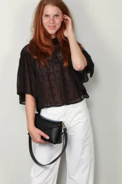 Nili Lotan Blouse - Mikki - Black