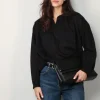 NILI LOTAN blouse - Neville -  midnight