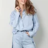 NILI LOTAN Blouse - Yorke - Cambridge blue
