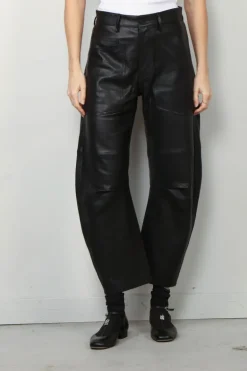 Nili Lotan Broek - Shon - Black Leather