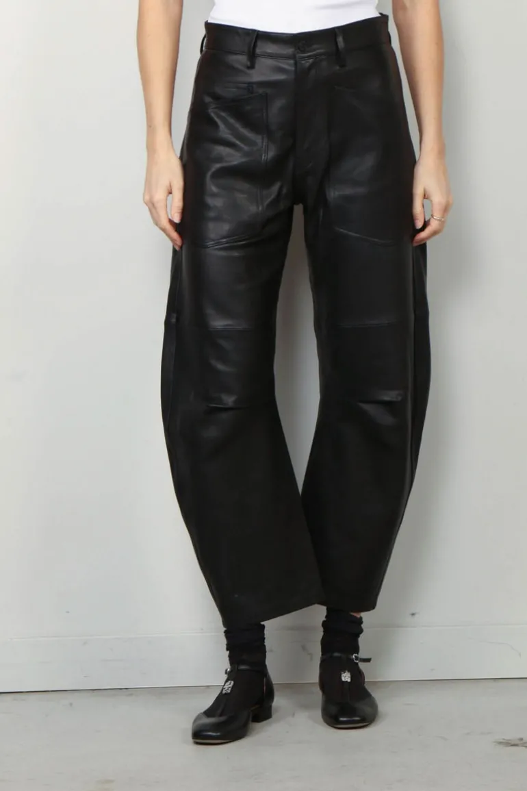 Nili Lotan Broek - Shon - Black Leather