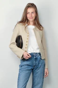 Nili Lotan Jacket - Patti - Short - Khaki