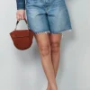 NILI LOTAN shorts - Russel denim short - summer wash