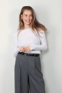 NILI LOTAN top - Long Sleeve - white