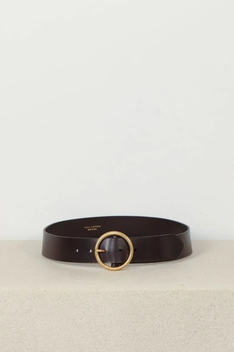 Nili Lotan Riem - Avery - Brown Antique Buckle