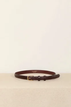 Nili Lotan Riem - Jane Croc - Dark brown shiny