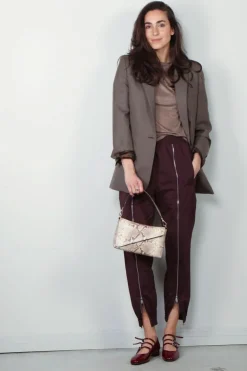 Nili Lotan Blazer - Diane - Taupe Grey