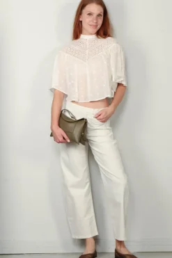 Nili Lotan Blouse - Mikki - Ivory