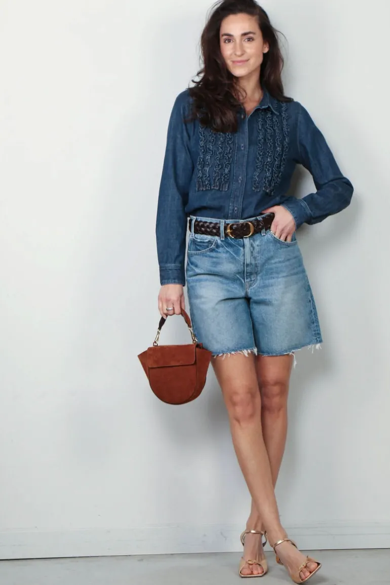 Nili Lotan Blouse - Lexa - Classic Wash