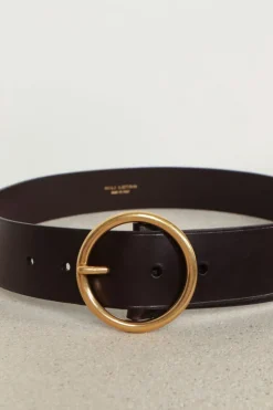 Nili Lotan Riem - Avery - Brown Antique Buckle
