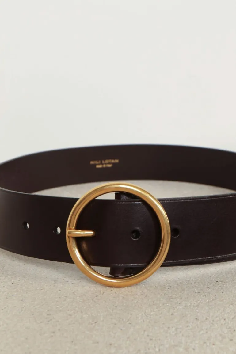 Nili Lotan Riem - Avery - Brown Antique Buckle