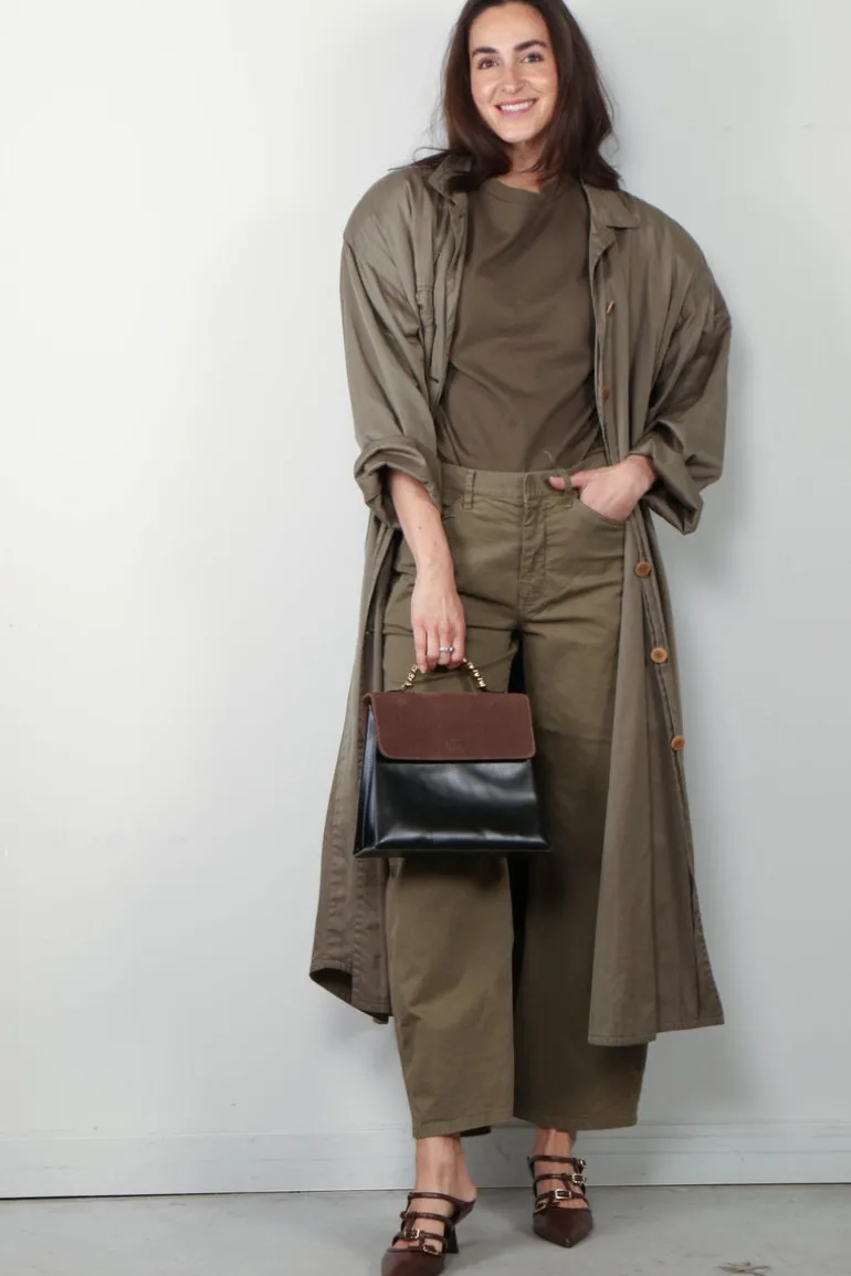 Nili Lotan Broek - Tribeca - Military Green
