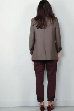 Nili Lotan Blazer - Diane - Taupe Grey