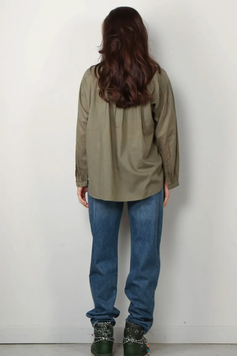 NILI LOTAN blouse - Neville - camo